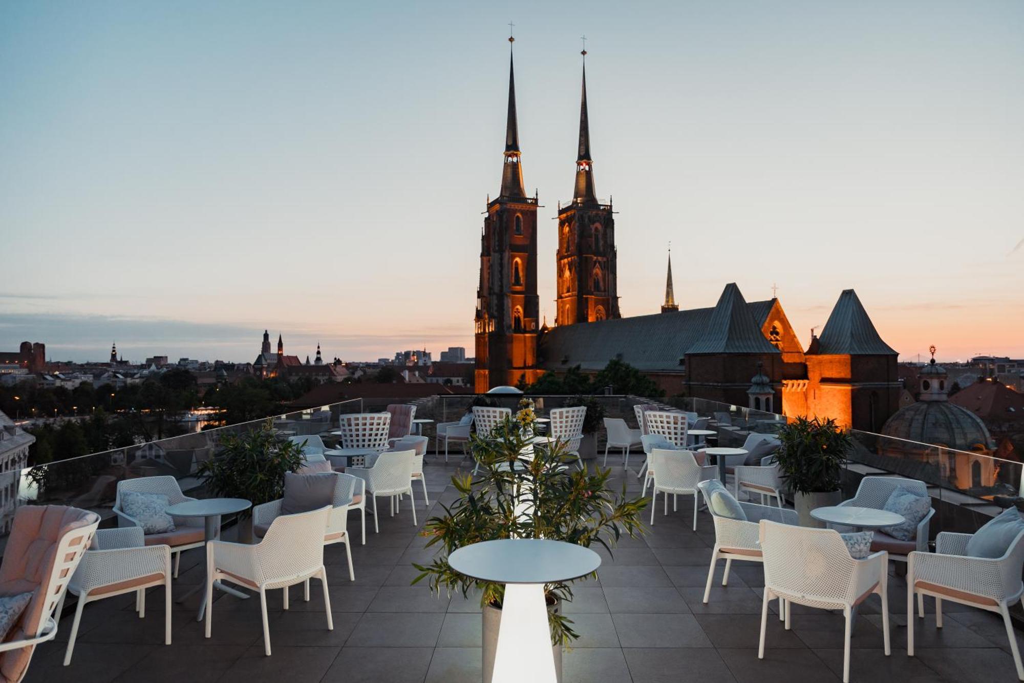 The Bridge Wroclaw - Mgallery Breslávia Exterior foto Rooftop terrace